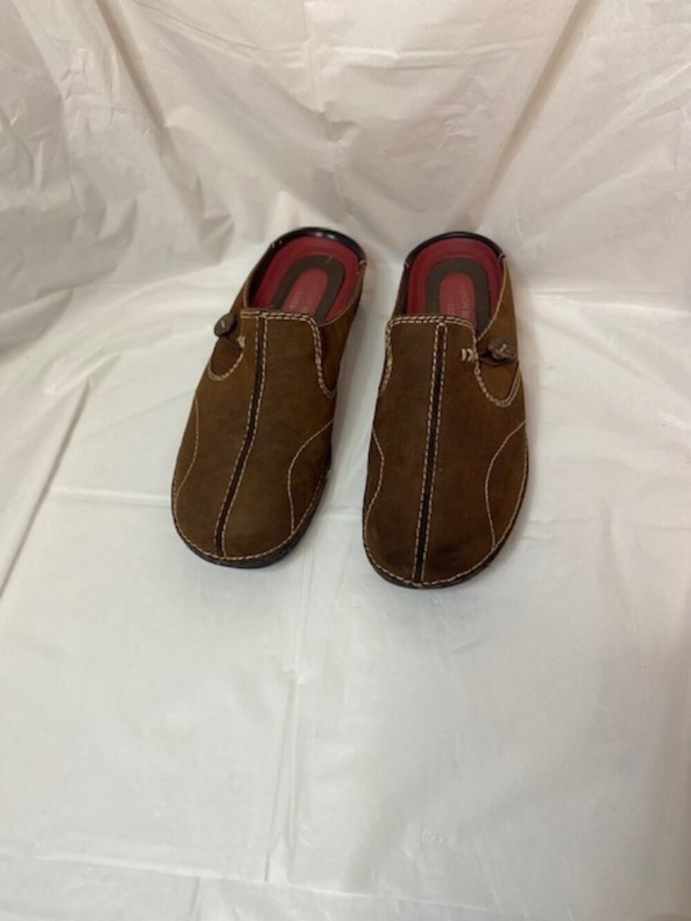 Canyon River Blues Women's Size 8 Brown Leather Slip-On Mule Clogs